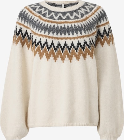 Pulover 'ONLREYKJA' ONLY pe bej / nisipiu / gri, Vizualizare produs