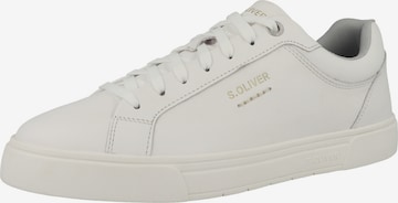 Baskets basses s.Oliver en blanc : devant