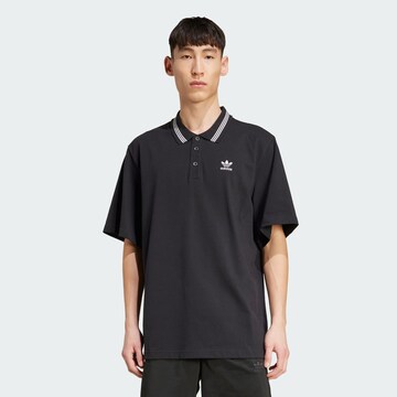 ADIDAS ORIGINALS Shirt 'Adicolor' in Zwart: voorkant