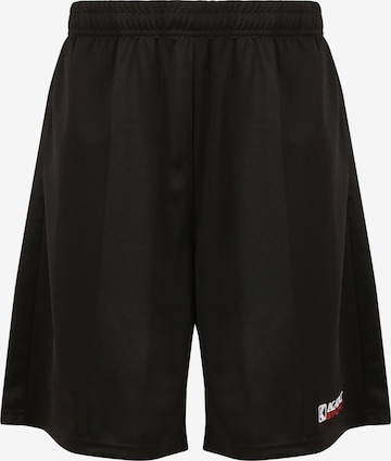 Karl Kaniregular Hlače - crna boja: prednji dio