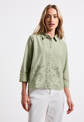 STREET ONE Blouse in Green: front