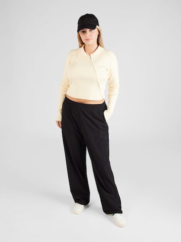 Noisy May Curve Loose fit Pants 'KIRBY' in Black