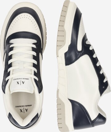 ARMANI EXCHANGE Låg sneaker i blå