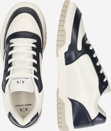 ARMANI EXCHANGE Sneaker low i blå