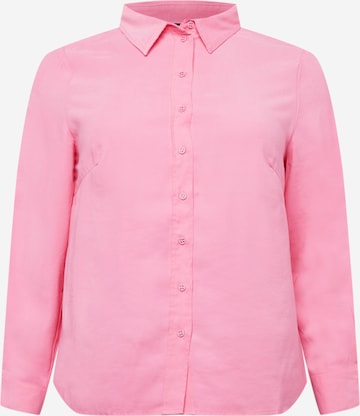 ONLY Carmakoma Bluse in Pink: predná strana