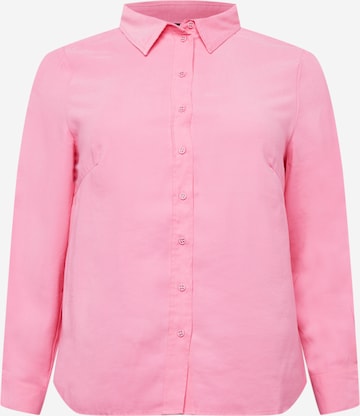 ONLY Carmakoma Bluse i pink: forside