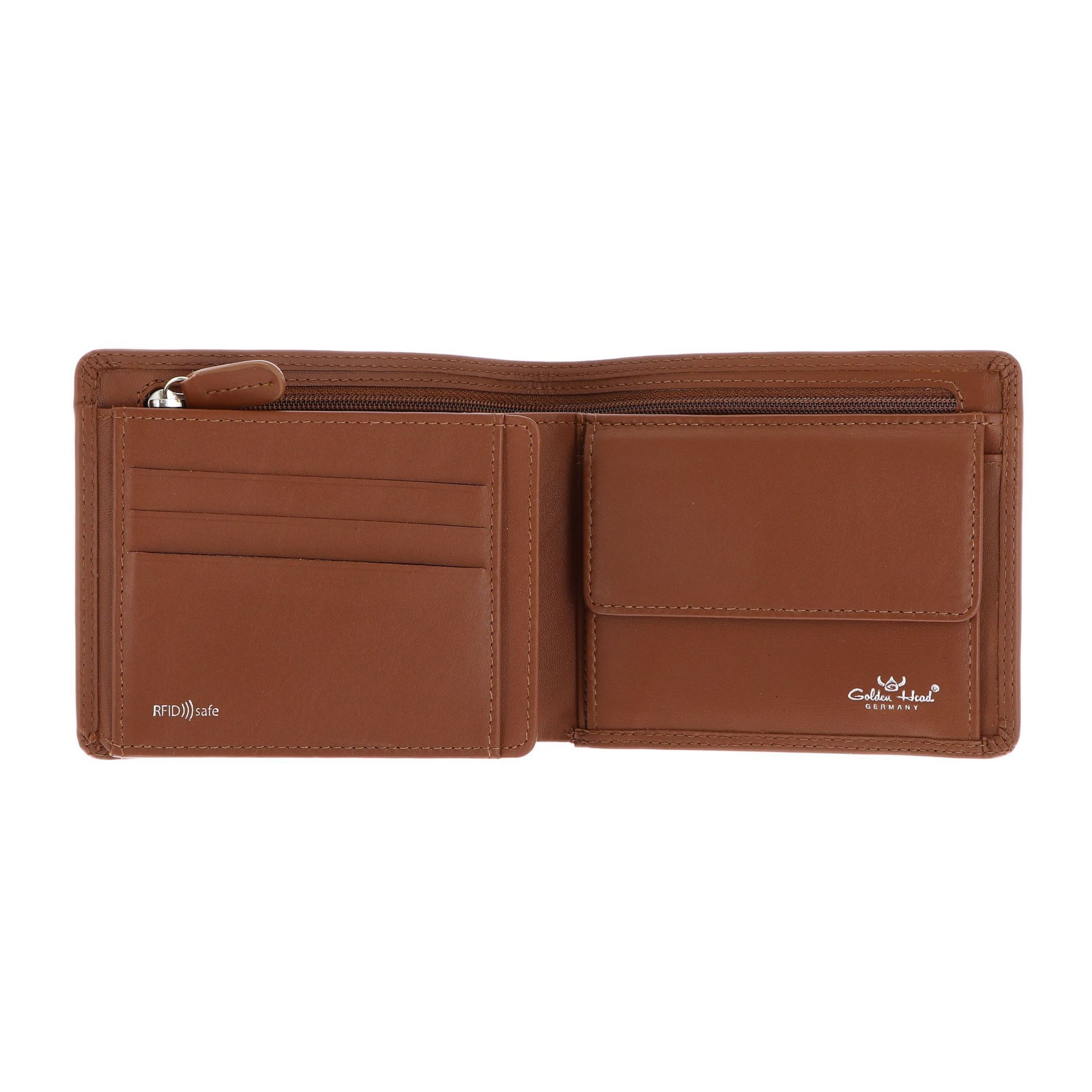 Porte-monnaies 'Polo' GOLDEN HEAD en marron