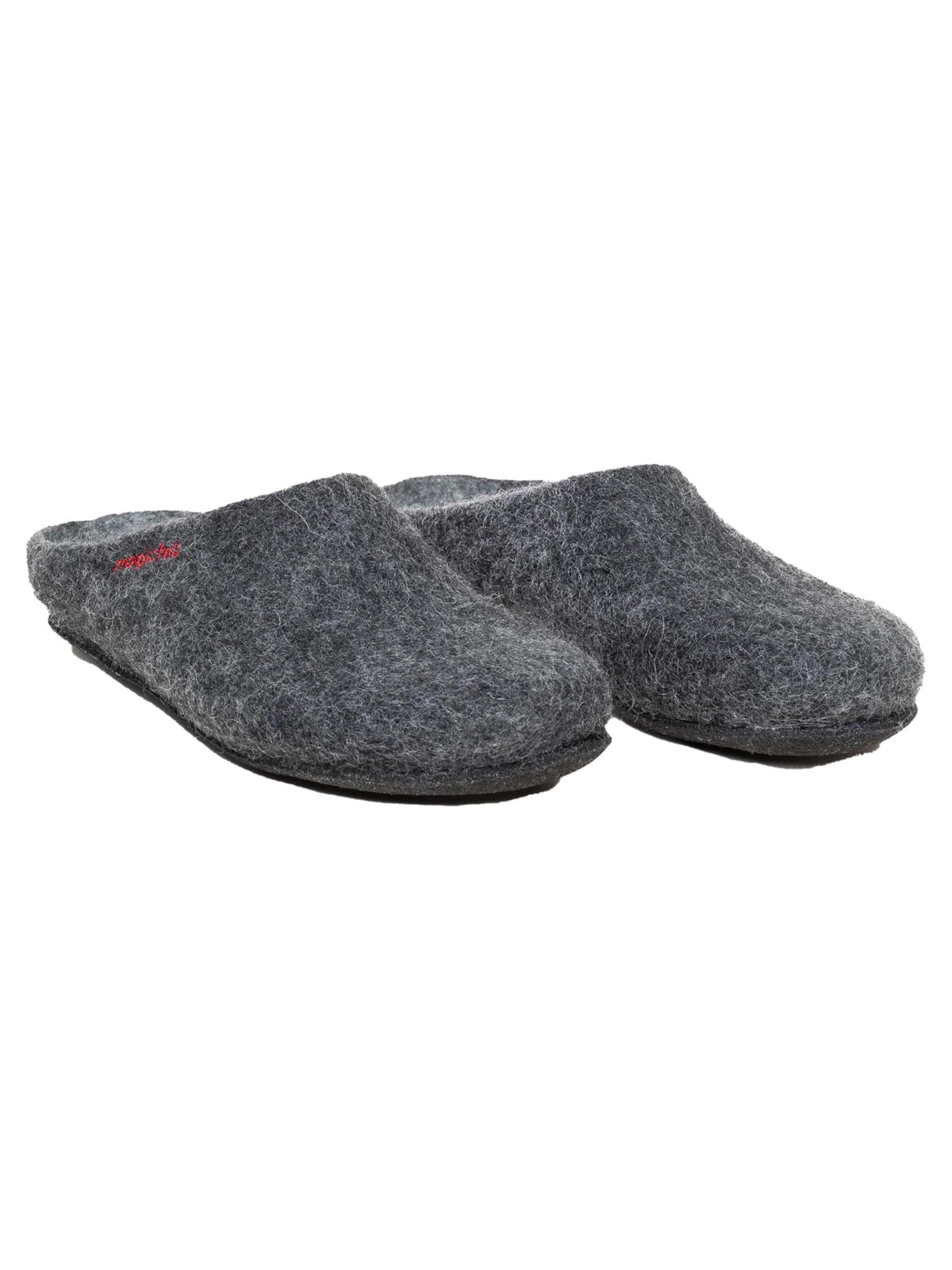MagicFelt Slippers 'Filz' in Grey