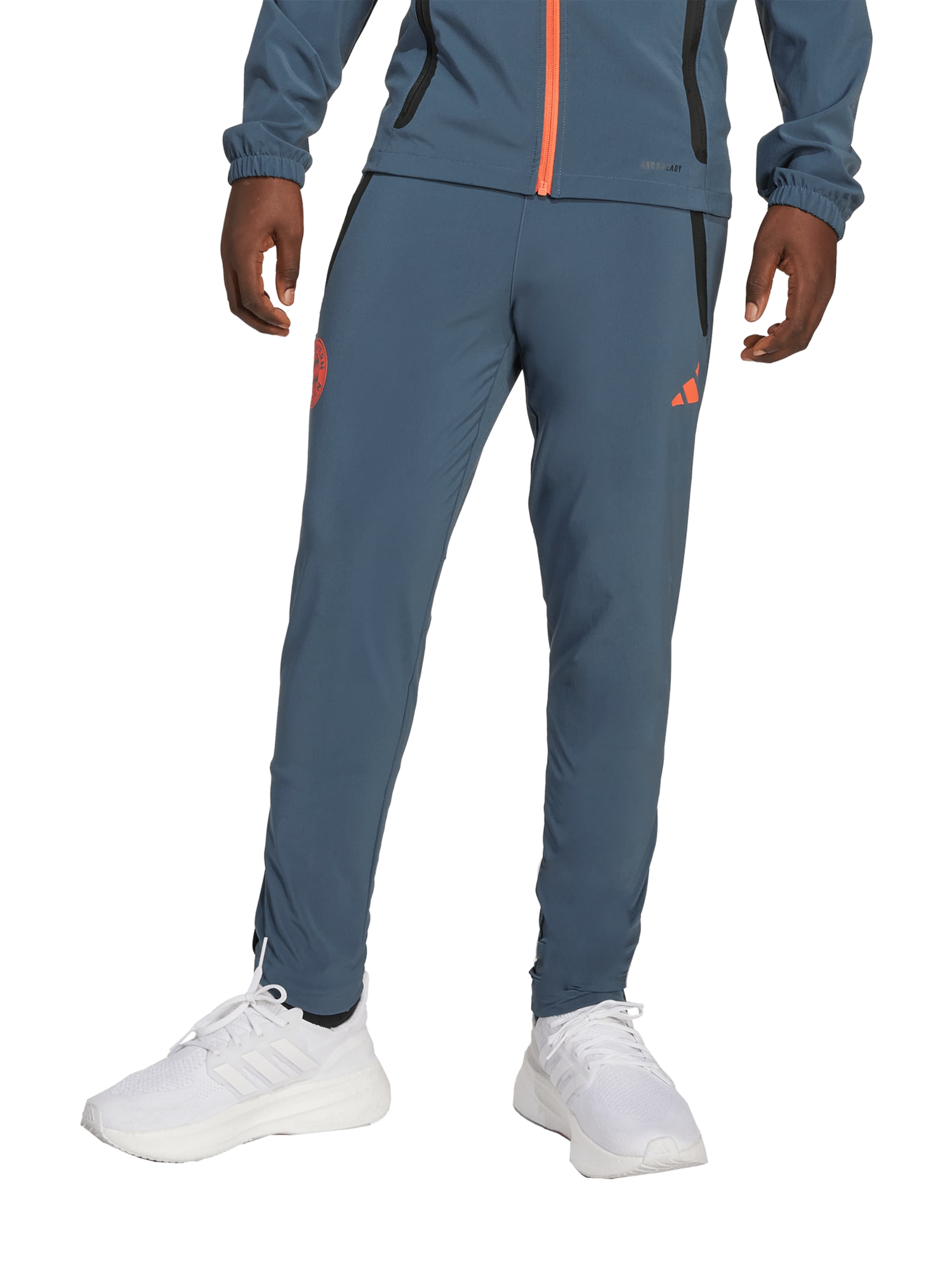 pelēks ADIDAS PERFORMANCE Standarta Sporta bikses 'FC Bayern München Tiro 25 Competition': no priekšpuses