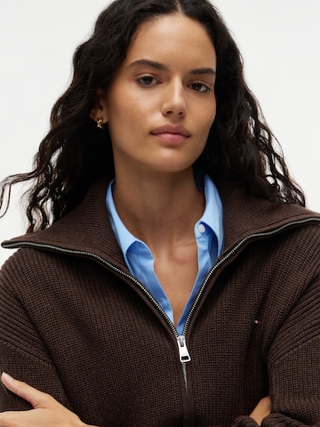 TOMMY HILFIGER Gebreid vest in Bruin