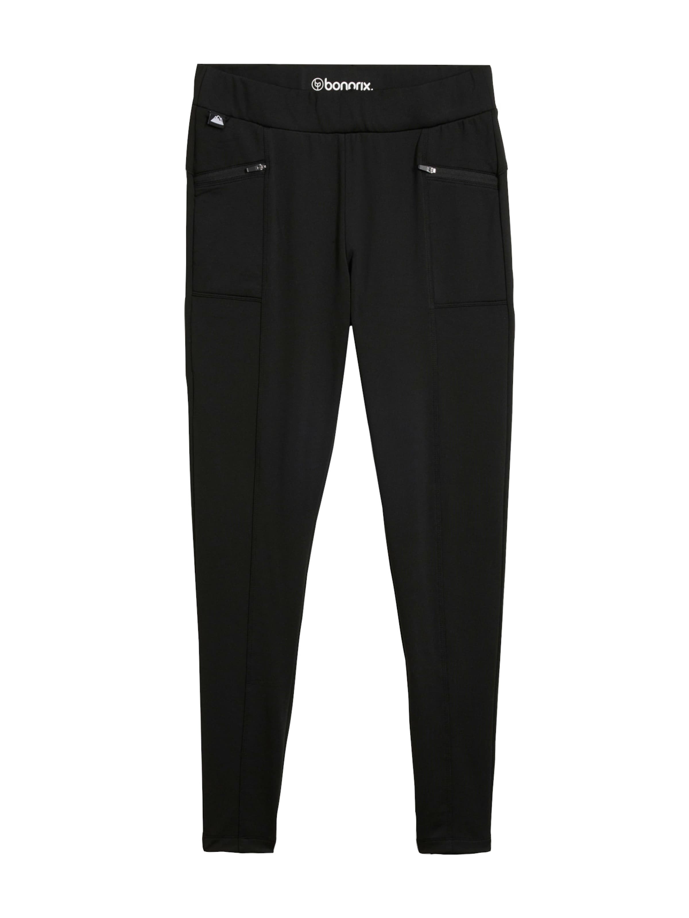bonprix Skinny Legíny – černá: přední strana