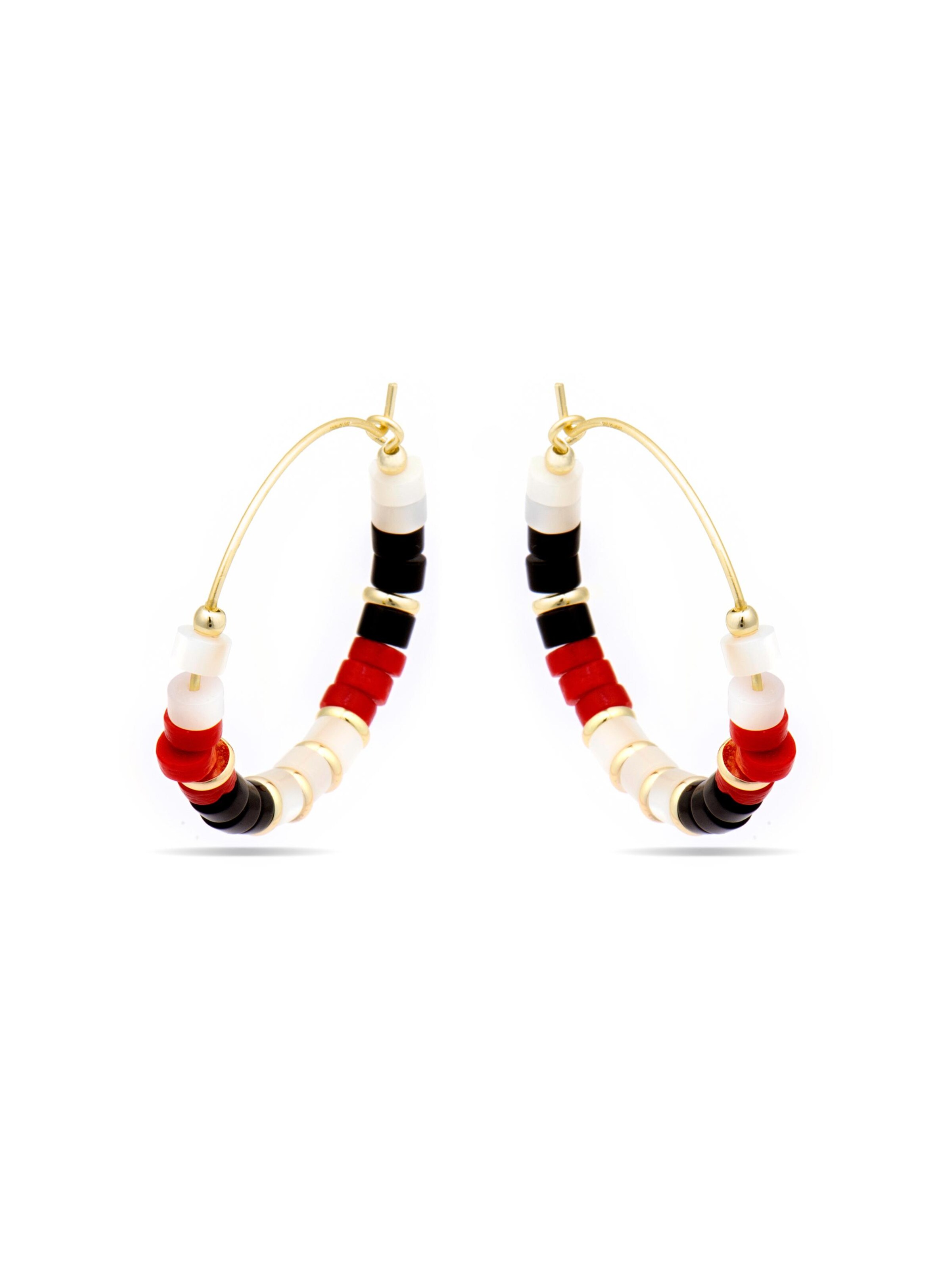 Orecchini 'Ilmina' di Luxenter in rosso