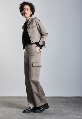 STREET ONE Regular Cargo Pants in Beige