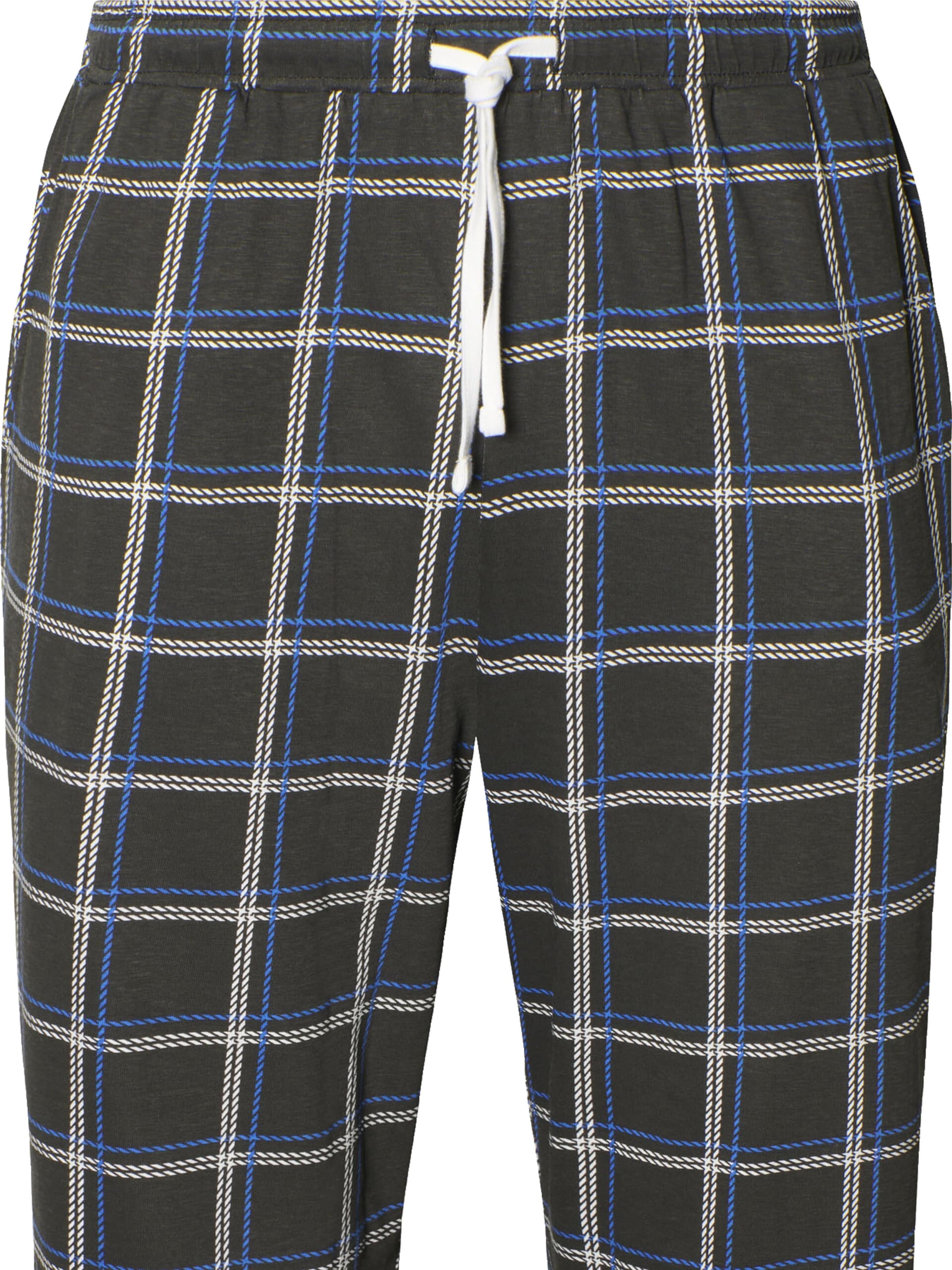 Jan Vanderstorm Long Pajamas ' Rolfheim ' in Blue