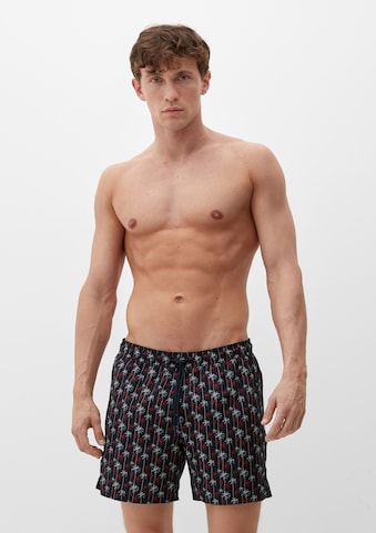 s.Oliver Board Shorts in Blue: front