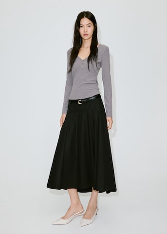 MANGO - Camiseta 'PAN' en gris