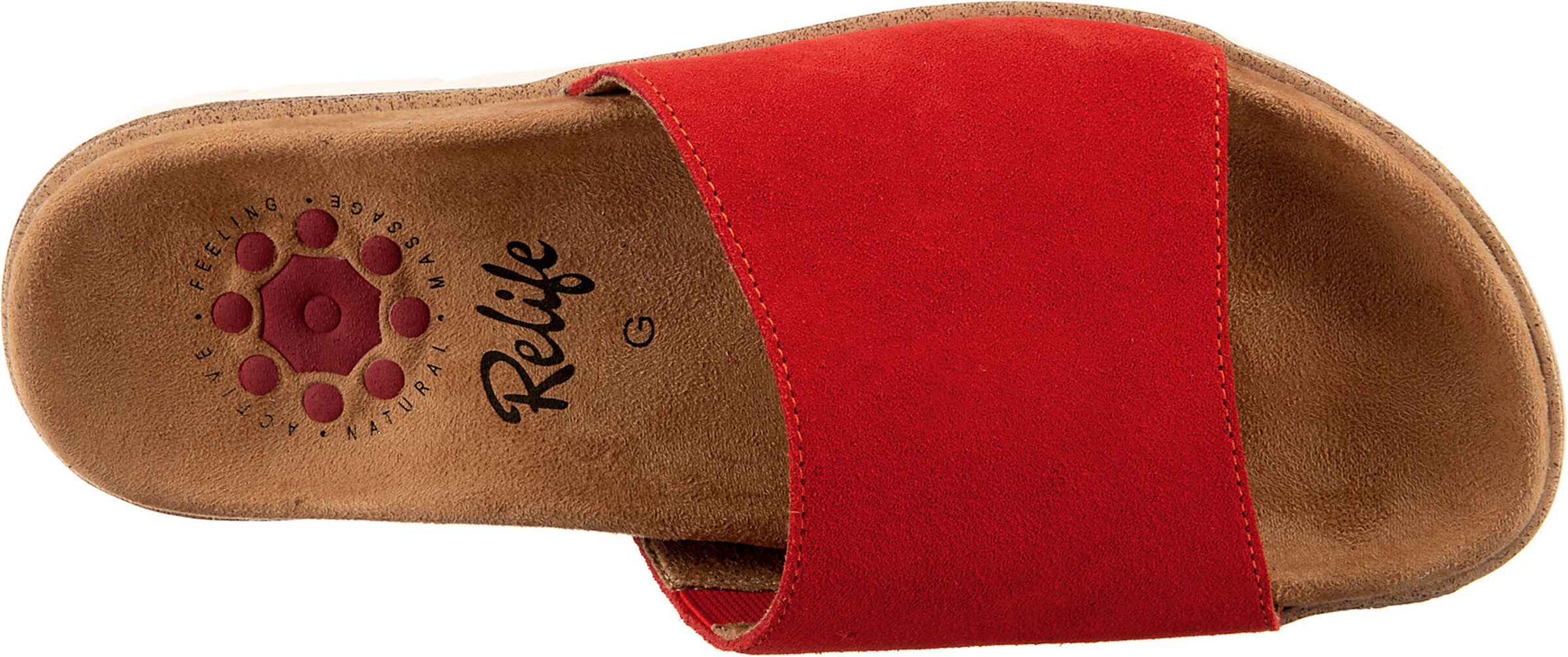 Frauen Pantoletten Relife Pantolette in Rot - JA07798 Frauen Pantoletten Relife Pantolette in Rot - JA07798