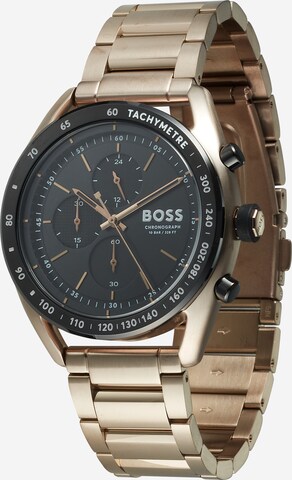 Orologio analogico di BOSS in oro: frontale