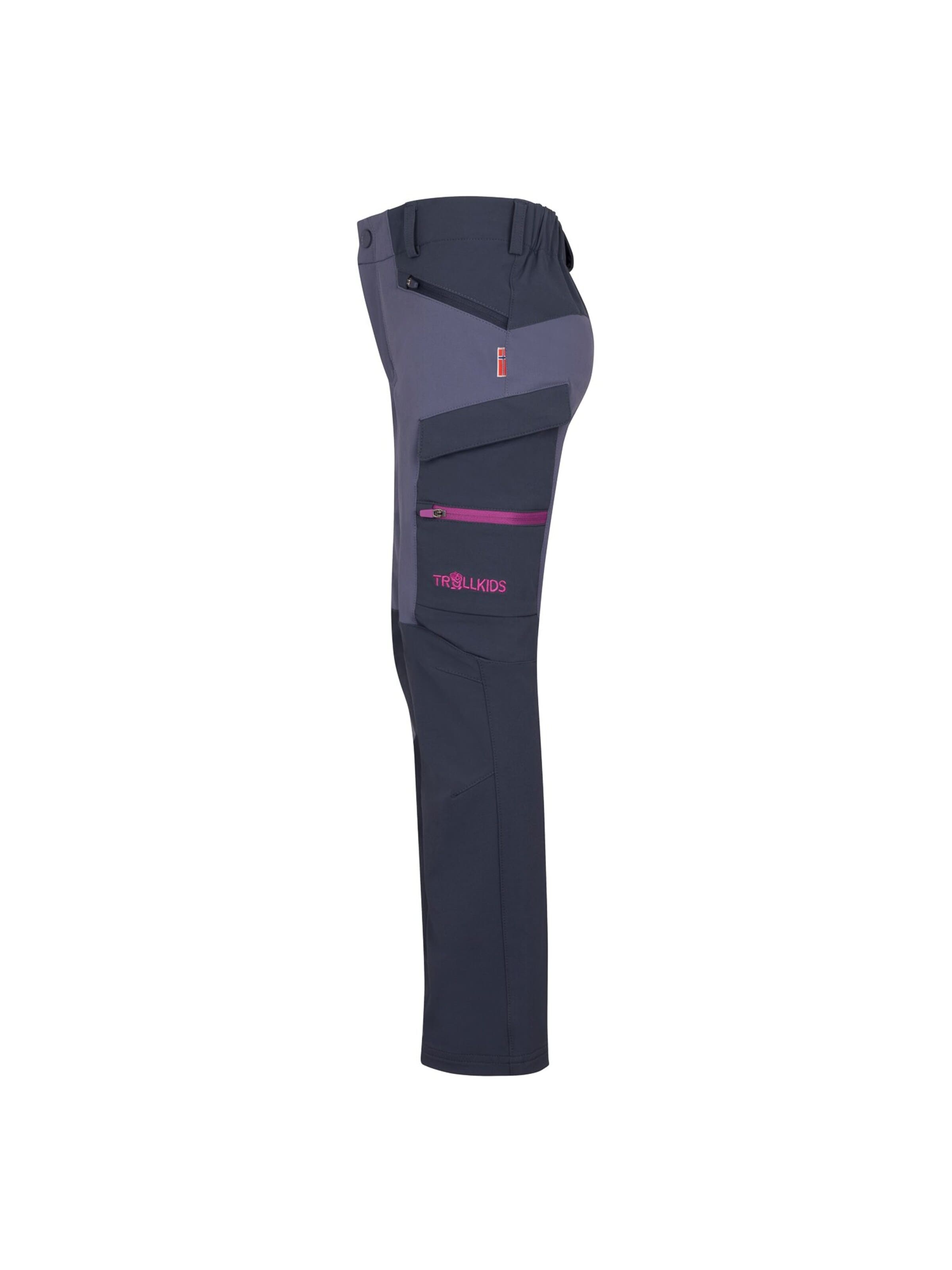 TROLLKIDS Regular Workout Pants in Grey