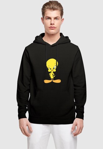 Felpa 'Looney Tunes - Angry Tweety' di ABSOLUTE CULT in nero: frontale
