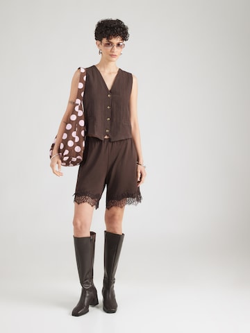 ONLY - Chaleco para traje 'ONLTIZANA' en marrón