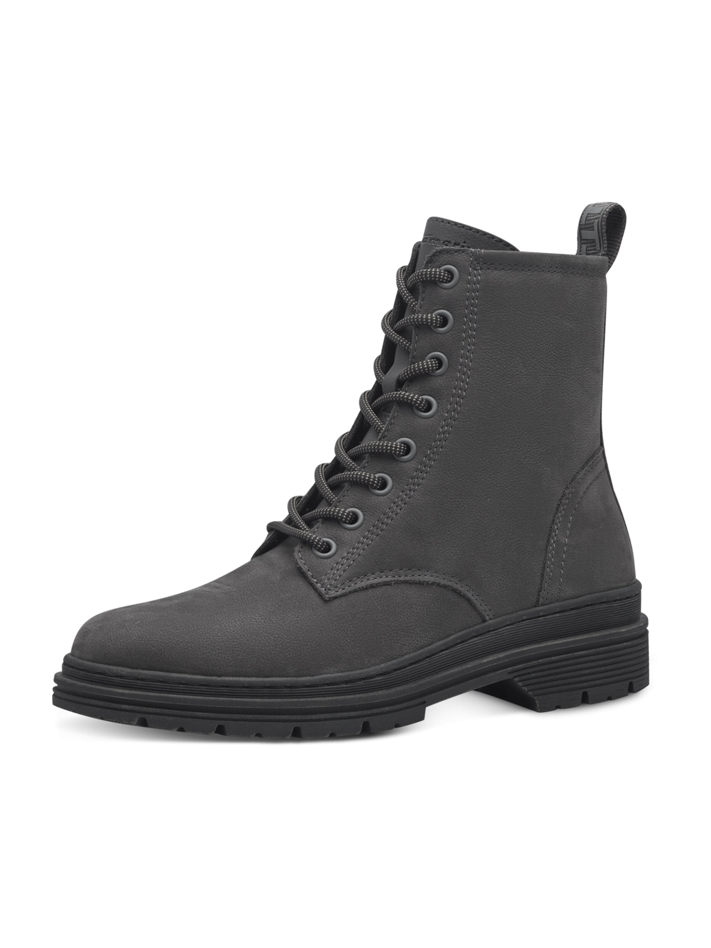 Tamaris - Botim com fivela em cinzento: frente