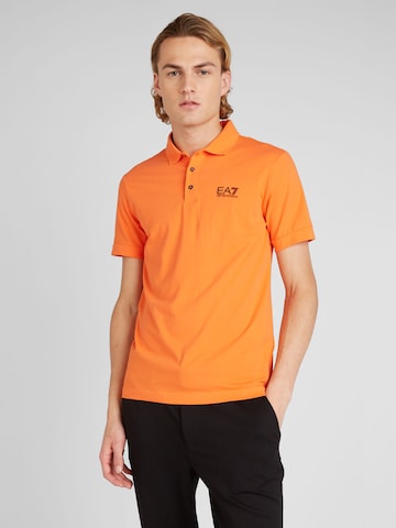 EA7 Emporio Armani Koszulka w kolorze pomarańczowy: przód