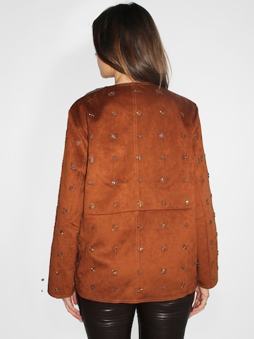 Honnête Atelier Between-Season Jacket 'Aveline' in Brown