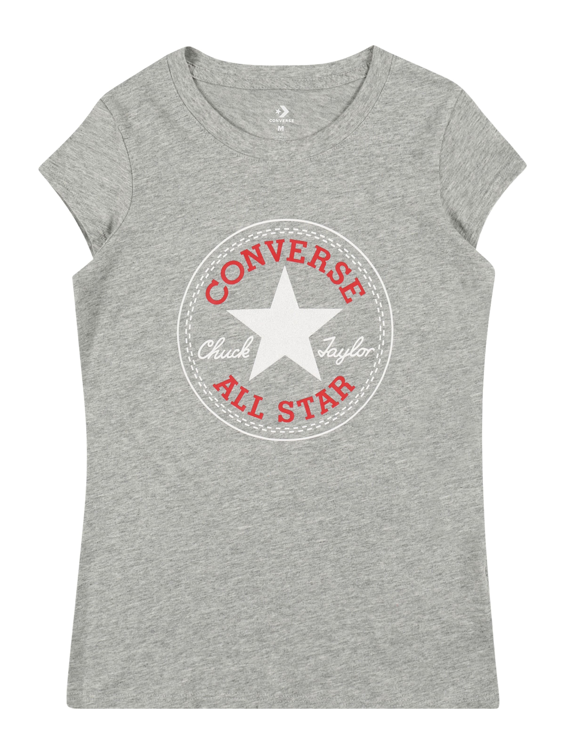 CONVERSE Tričko – šedá: přední strana