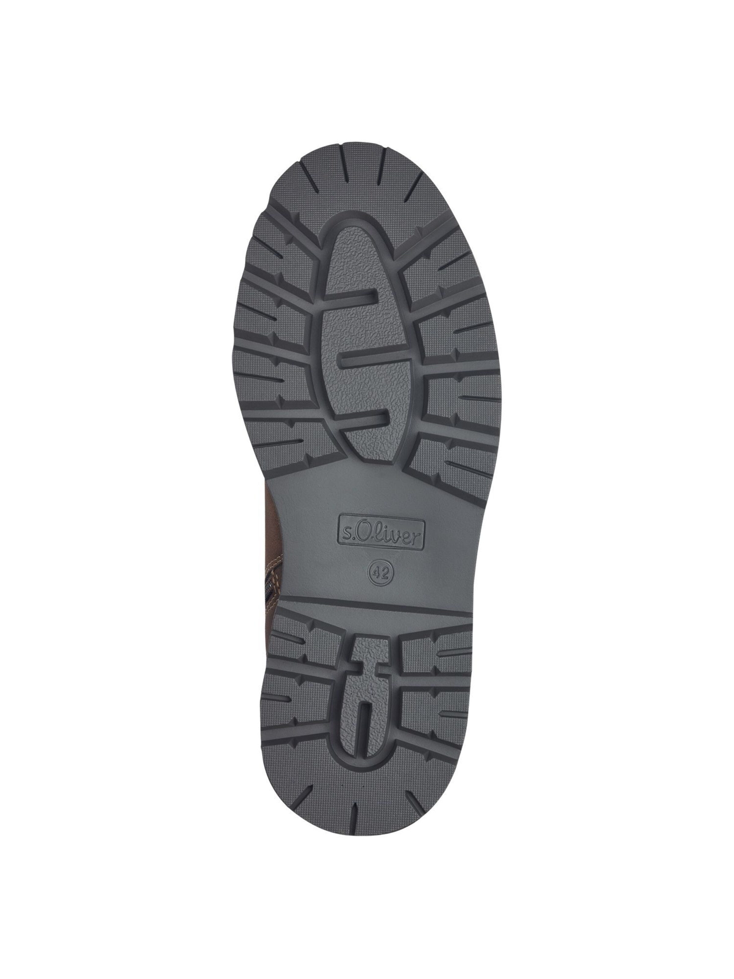 Bottines à lacets s.Oliver en marron