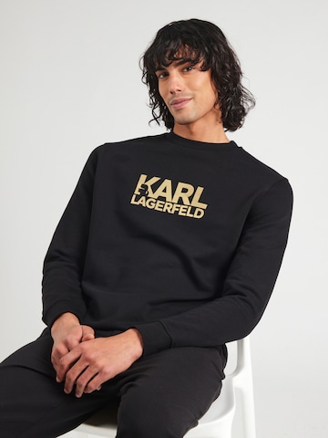 Felpa di Karl Lagerfeld in nero: frontale