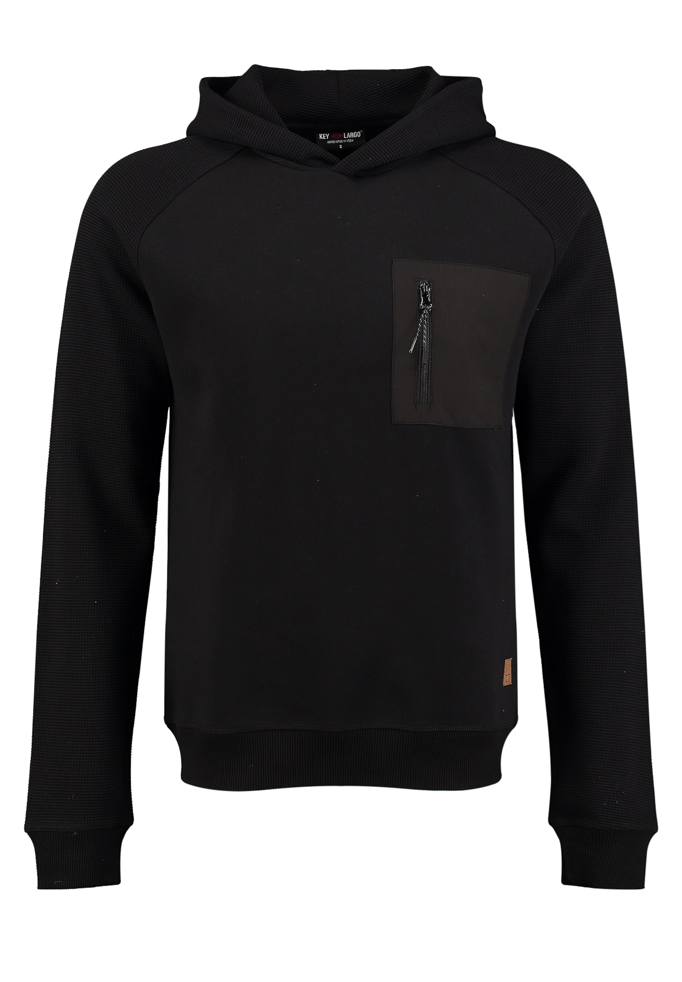 Key Largo Sweatshirt 'Keeper' i sort: forside