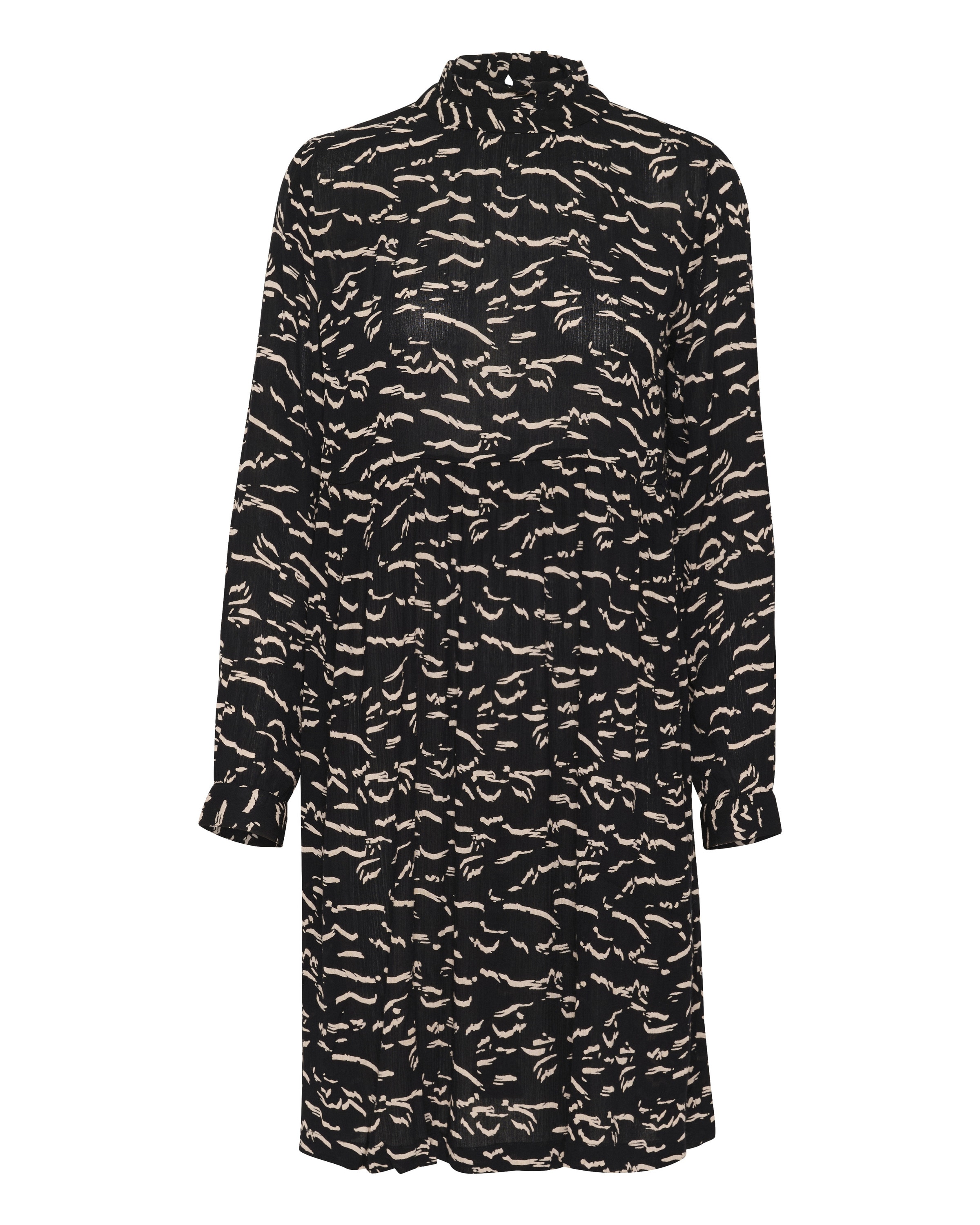 Kaffe Kleid 'Luna' in Schwarz: Vorderseite