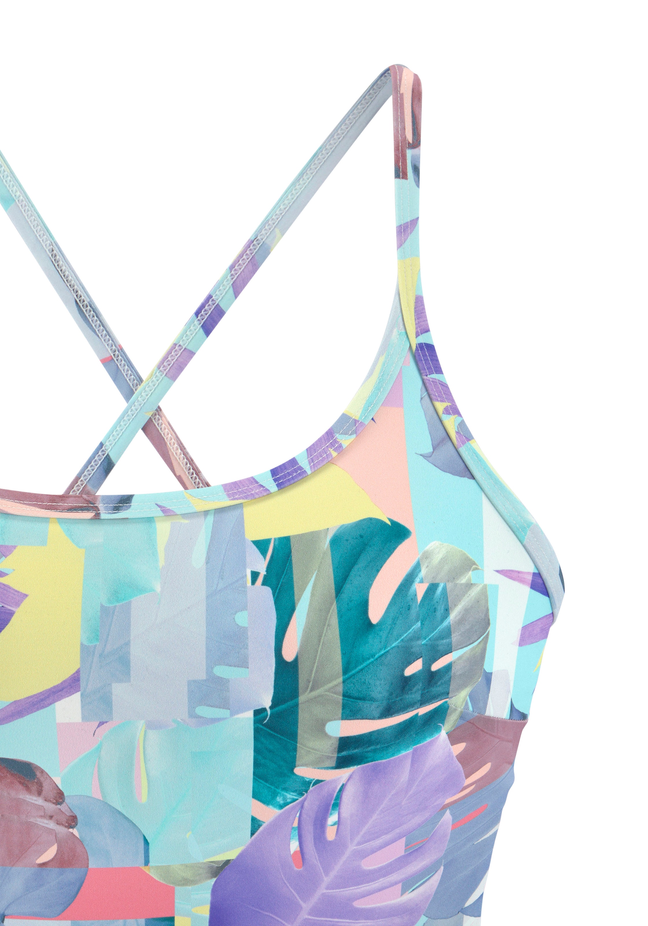 VENICE BEACH Μπουστάκι Ολόσωμο μαγιό σε λιλά