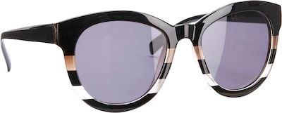 Ochelari de soare pe One Size LASCANA pe maro / negru / alb, Vizualizare produs