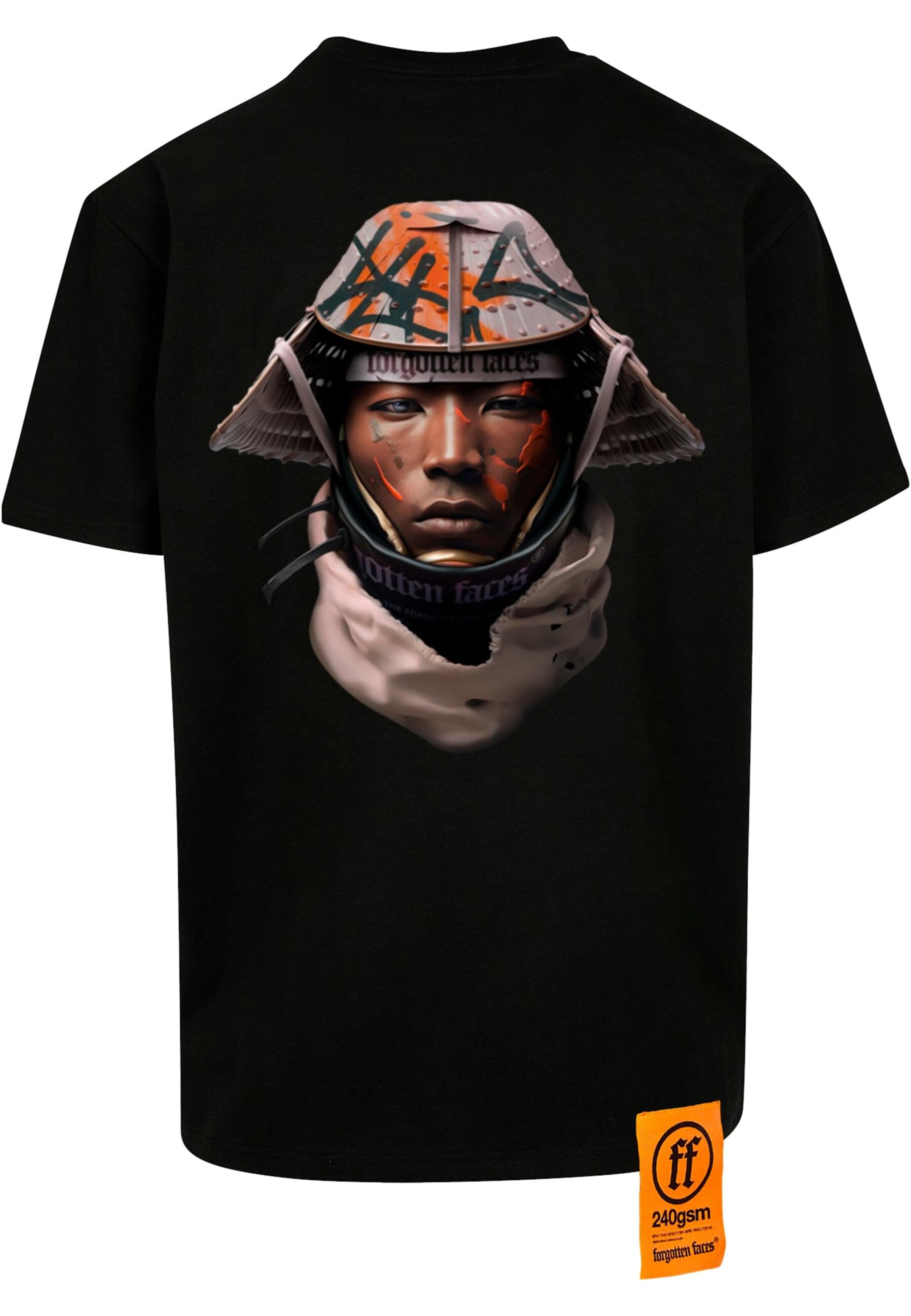 Maglietta 'The Last Shielder' di Forgotten Faces in nero