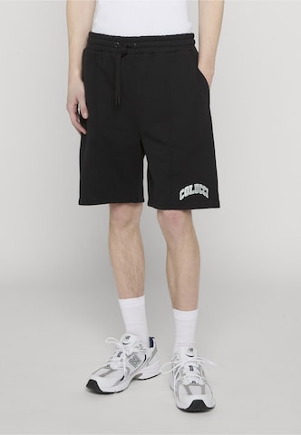 regular Pantaloni 'College' di Colucci in nero: frontale