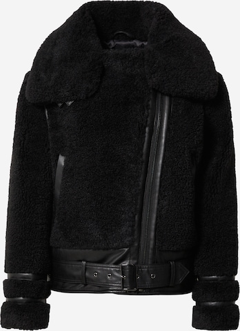 Karl Lagerfeld Winter Jacket in Black: front