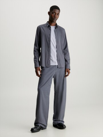 Calvin Klein Slim Fit Hemd in Grau