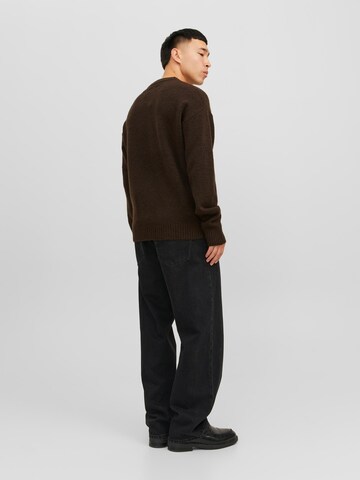 JACK & JONES Sweater 'Ollie' in Brown