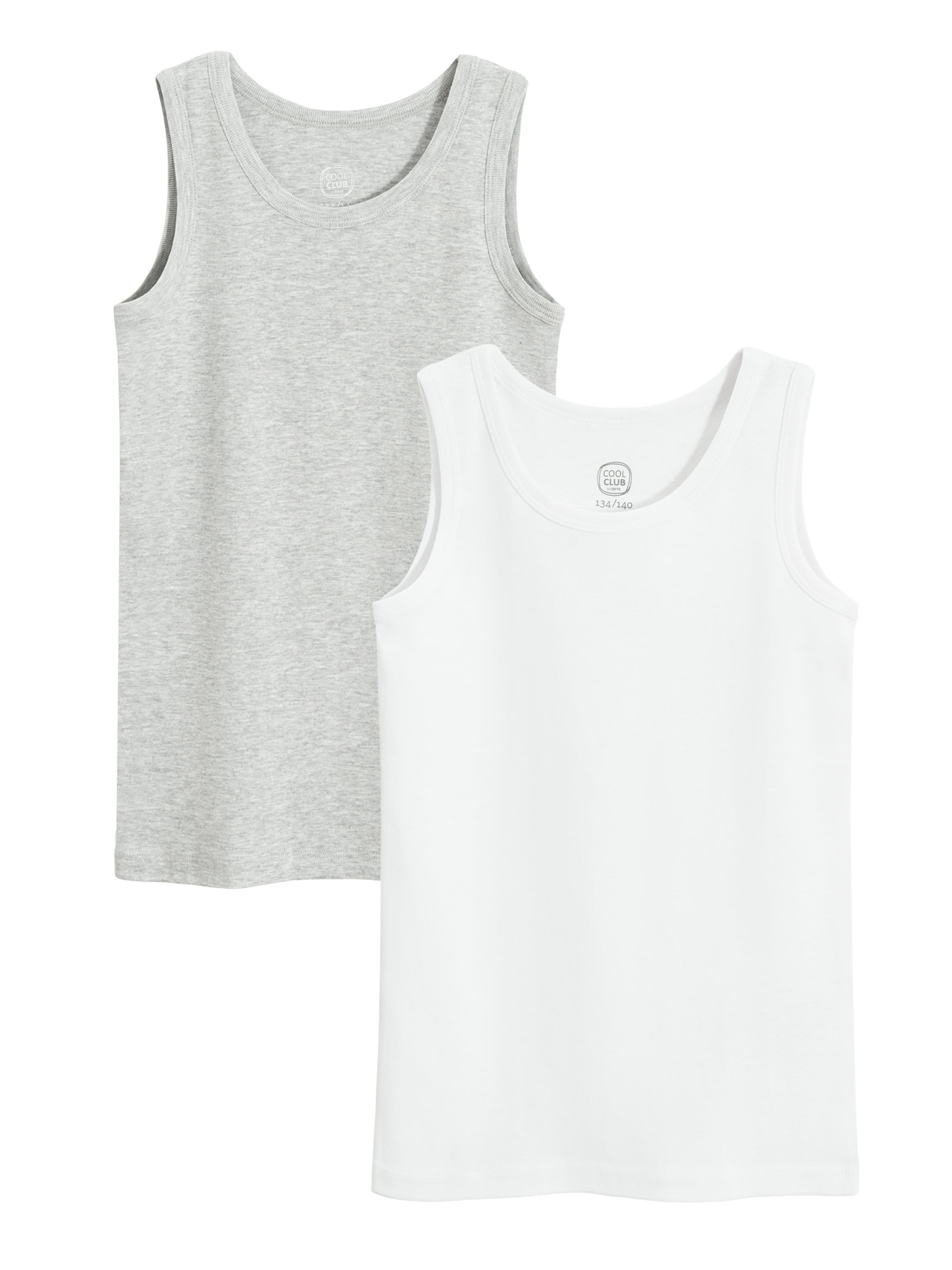 Cool Club Unterhemd in Grau: Vorderseite