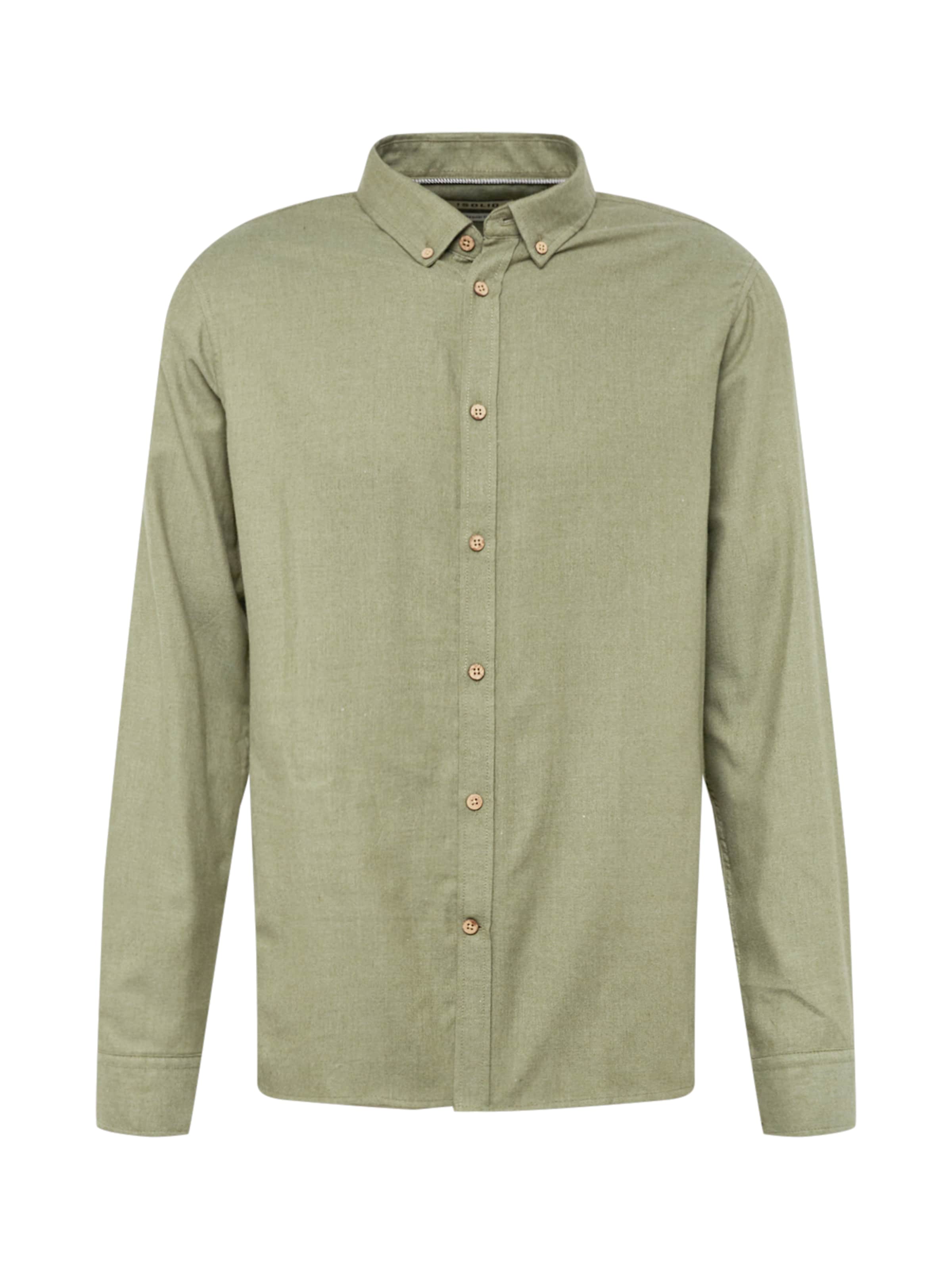 !Solid - Regular Fit Camisa 'Pete' em verde: frente