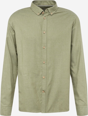 Camicia 'Pete' di !Solid in verde: frontale