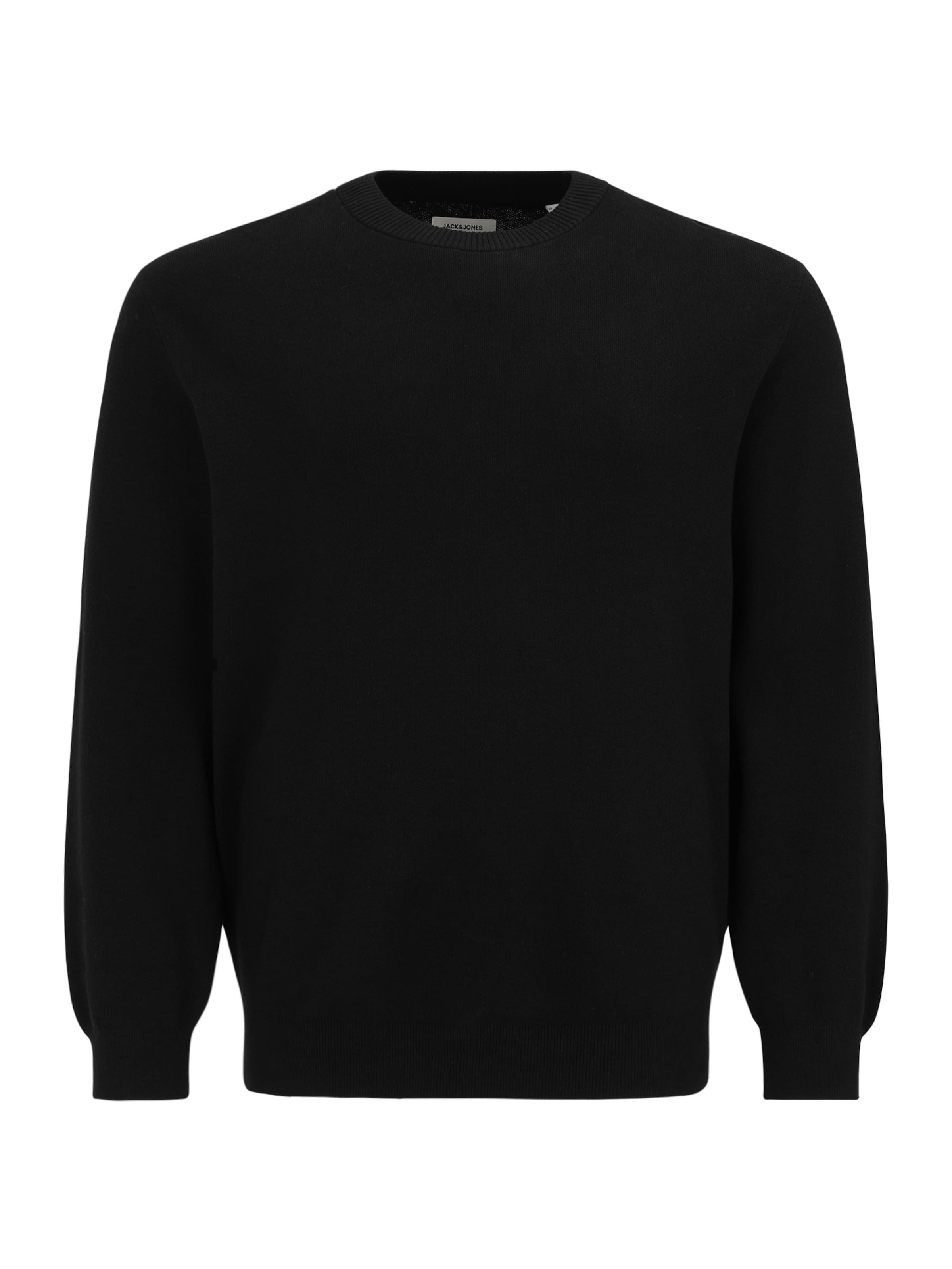 JACK & JONES Πουλόβερ σε μαύρο: μπροστά