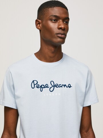 Pepe Jeans Shirt 'EGGO' in Blauw