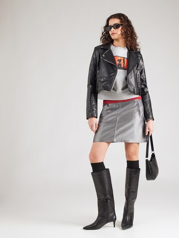 Bluză de molton 'OUTTAKES' de la Calvin Klein pe gri