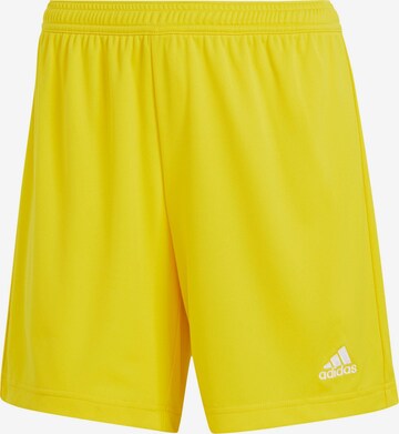 ADIDAS SPORTSWEAR Workout Pants 'Enrada 22' in Yellow: front