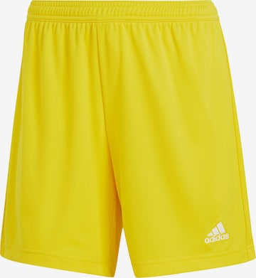 ADIDAS SPORTSWEAR Regular Workout Pants 'Enrada 22' in Yellow: front