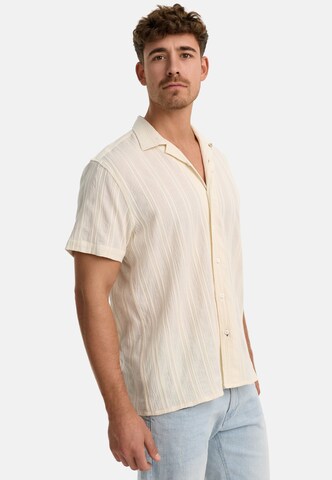 Coupe regular Chemise 'Way' INDICODE JEANS en beige