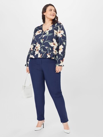 ABOUT YOU Curvy - Blusa 'Mandy' en azul